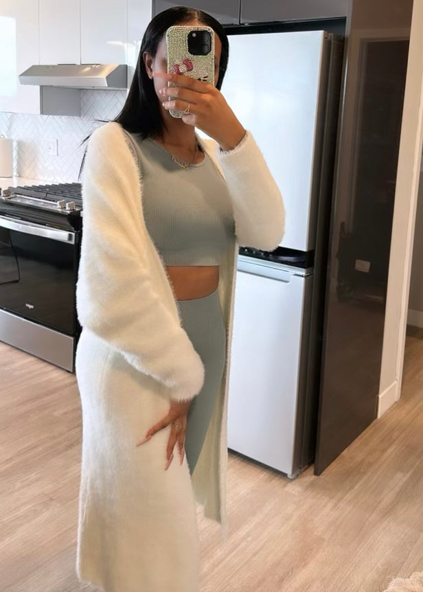 Fuzzy Cardigan