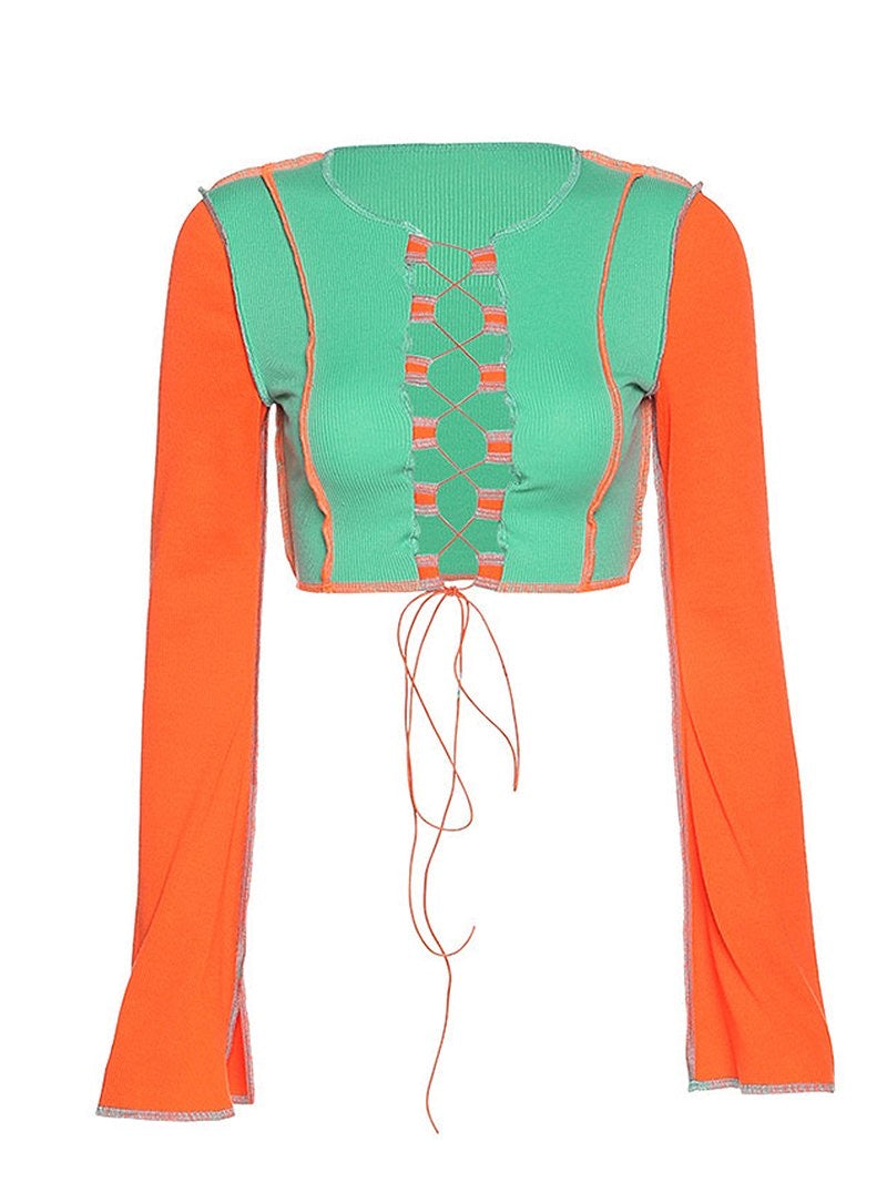 Tangled Crop Top - Clover